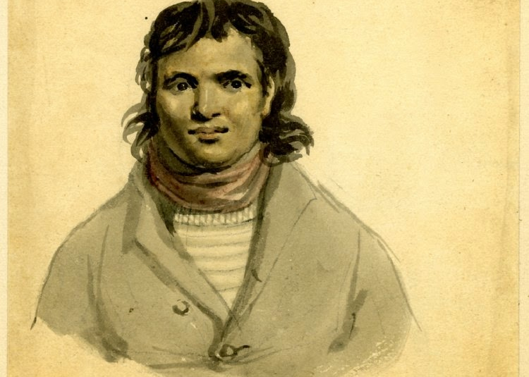 Robert Williams, boatswain's mate, HMS Venerable, by by Philip James de Loutherbourg, circa 1805