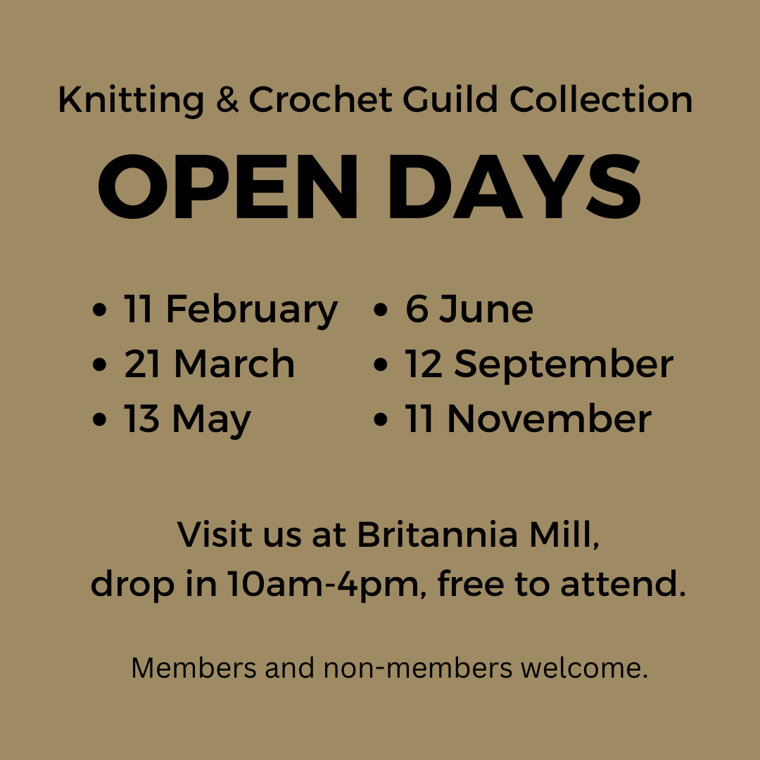 Knitting & Crochet Guild Collection Open Days 2023