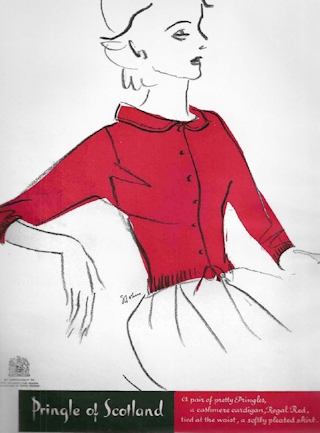 1958 Pringle of Scotland Advertisement